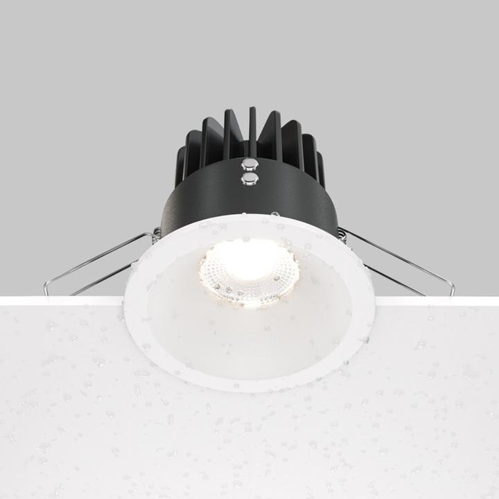 Immagine prodotto Maytoni Zoom LED downlight, luce da incasso 12W dimmerabile bianco IP65 90Ra Ø8,5mm bianco neutro (990 lm)