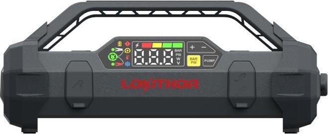 Lokithor JA302 PRO Starthilfegerät 3000A mit Kompressor LED & Powerbank (3000 A, 6382 mAh)