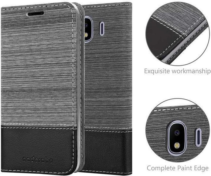 Produktbild Cadorabo Book Jeans Optik Cover (Samsung Galaxy J4 (2018))
