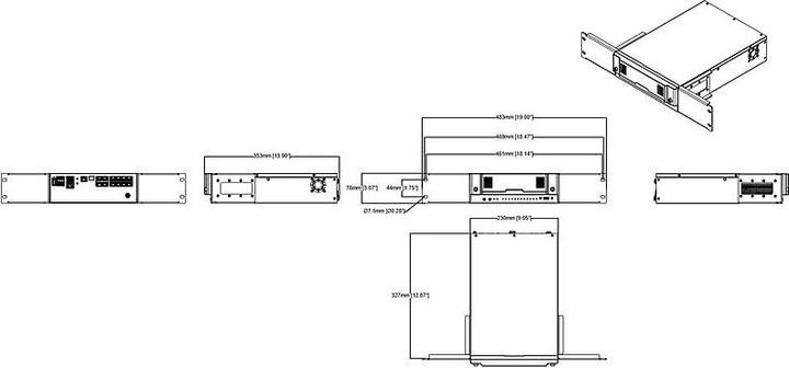 Productafbeelding Axis S2208 Recorderstation, 8 kanaals PoE (Voedingseenheid)