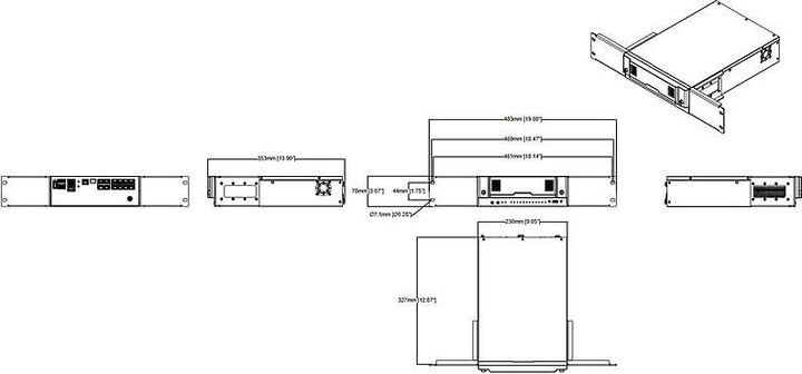 Produktbild Axis S2208 Recorder Station, 8 Kanal PoE (Netzteil)