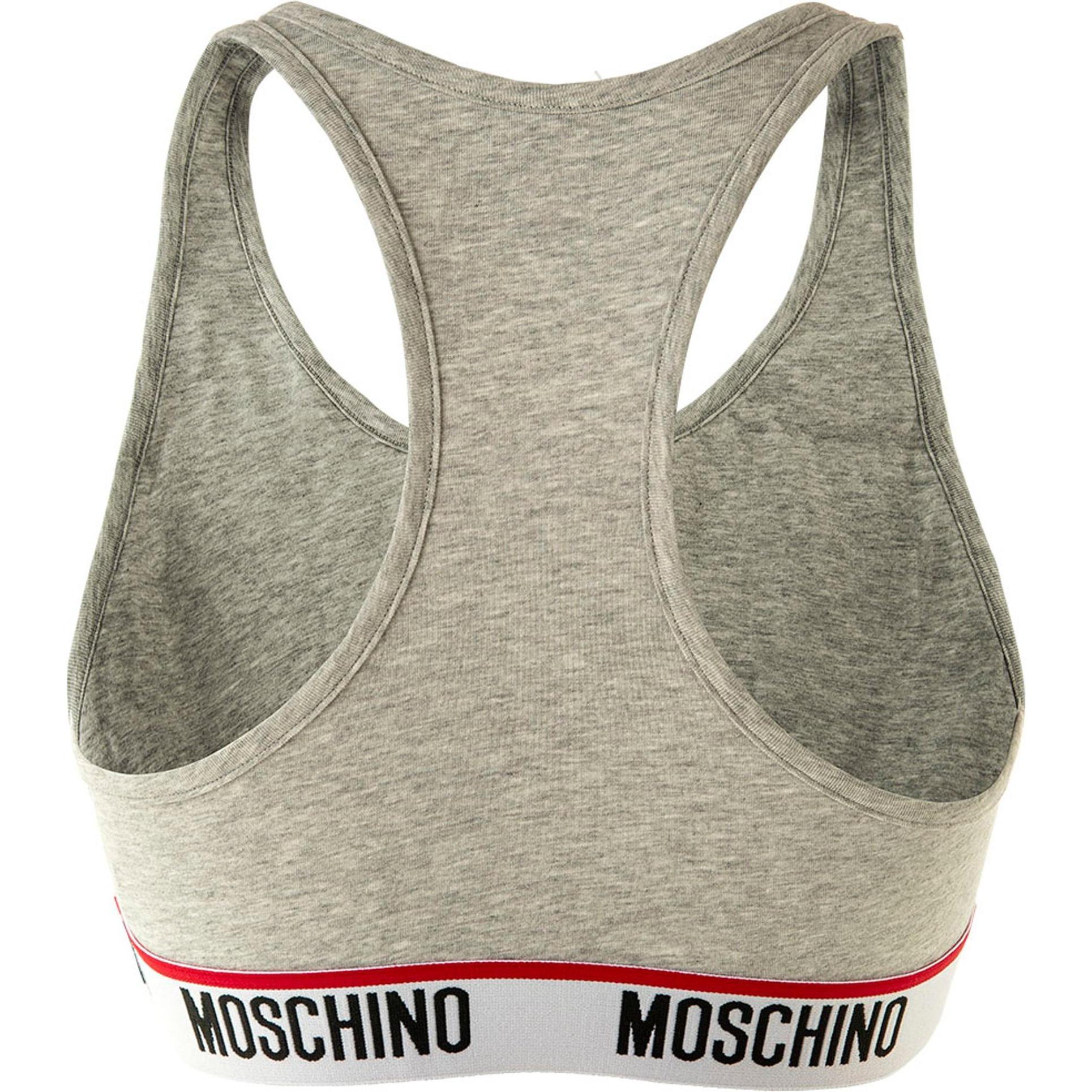 Thumbnail - Moschino, BH, Bustier Sportlich Bequem sitzend, Grau, (S)