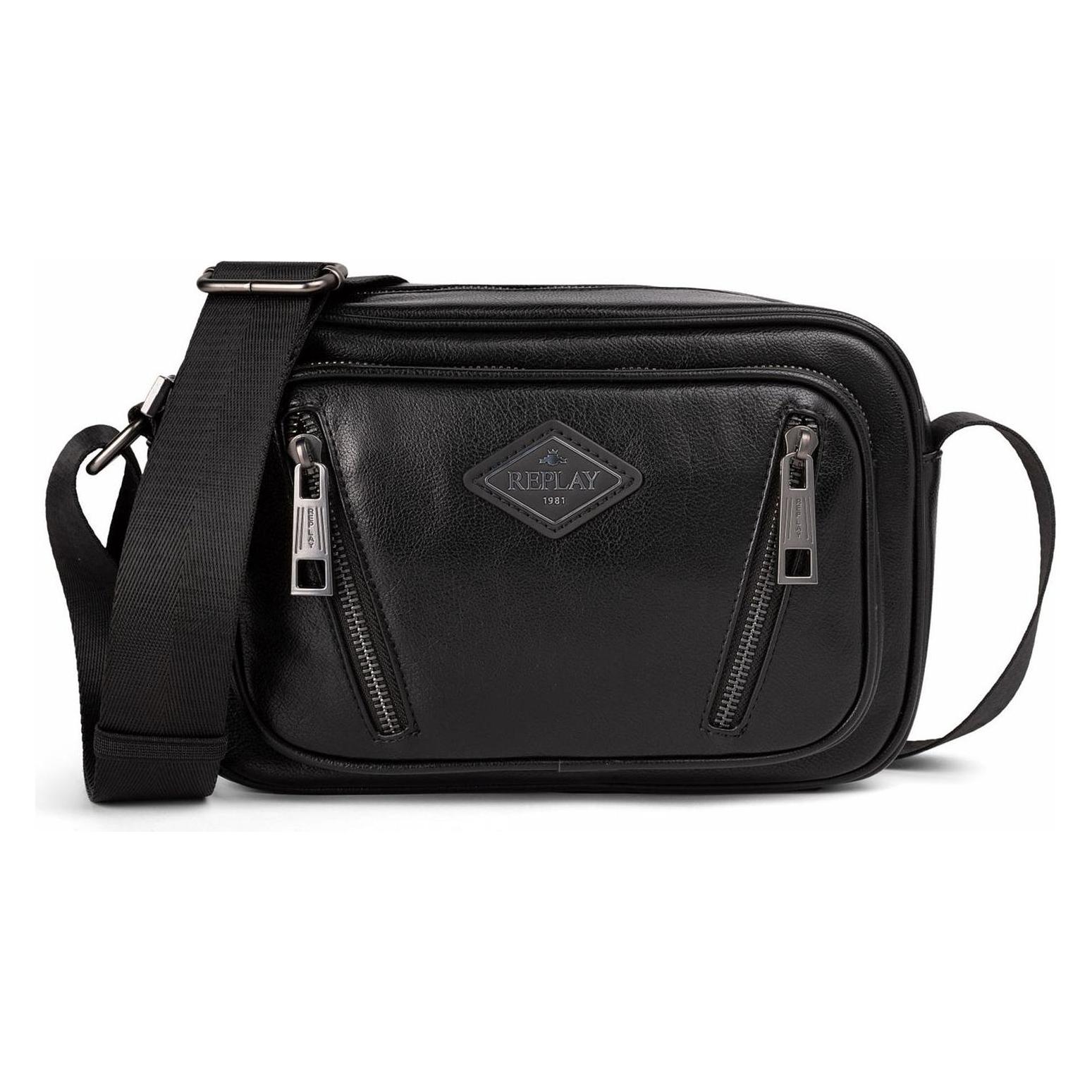 Replay, Damen, Handtasche, Crossbody Bag, Schwarz