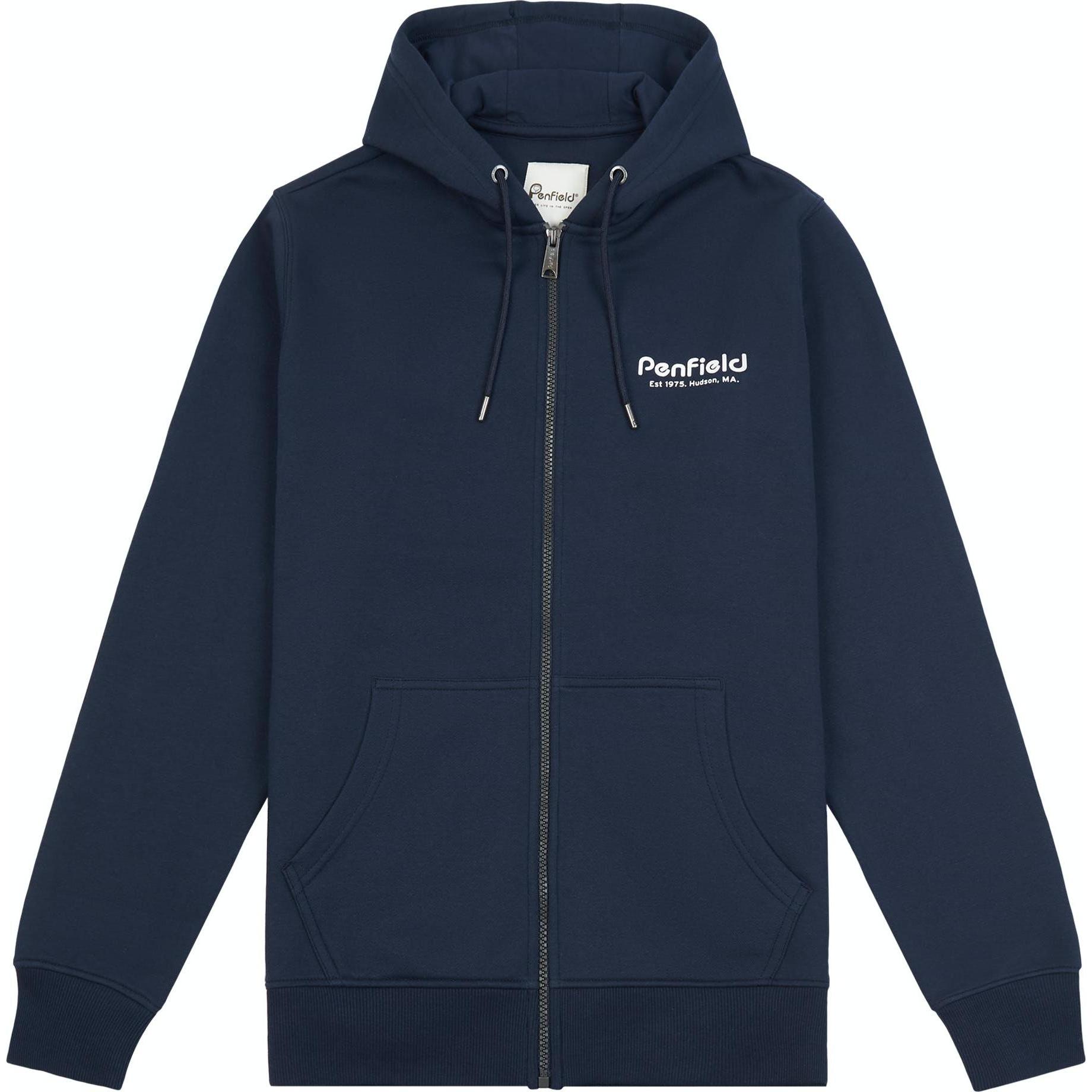 Penfield, Herren, Pullover, kapuzenpullover hudon cript thru, Blau, (S)