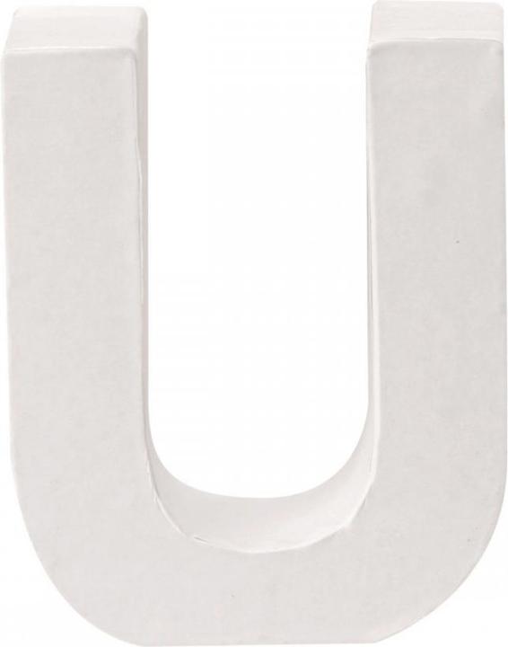 Image du produit Glorex Lettre U en carton 10x3,5cm
