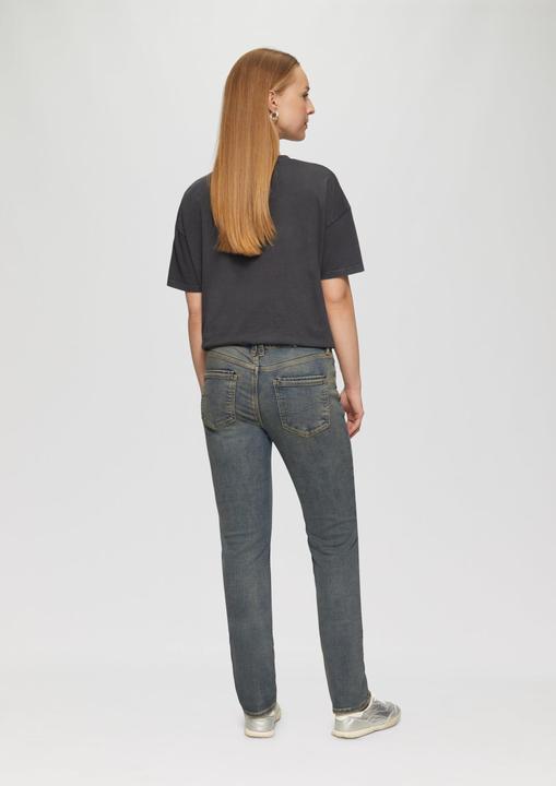Actual product image S.Oliver Jeans-Hose Jeans Catie / Slim Fit / Mid Rise / Slim Leg / Knopfleiste (W38/L32)