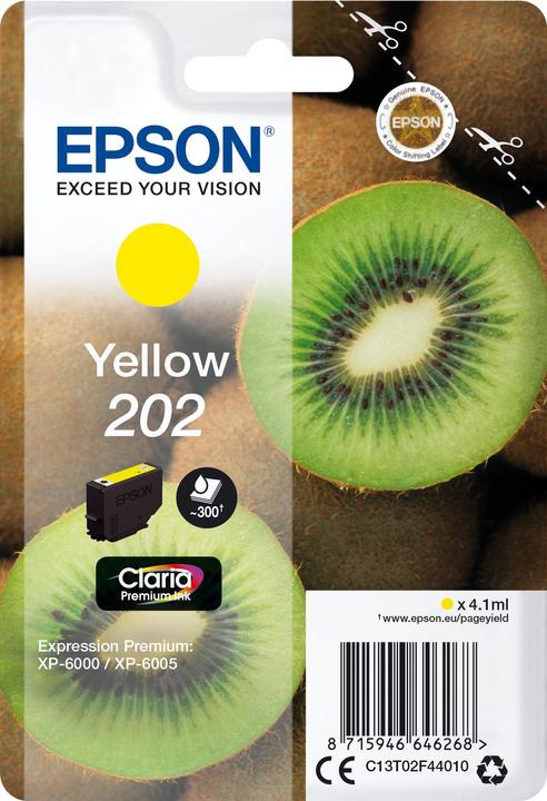 Produktbild Epson SINGLEPACK YELLOW 202 (Y)