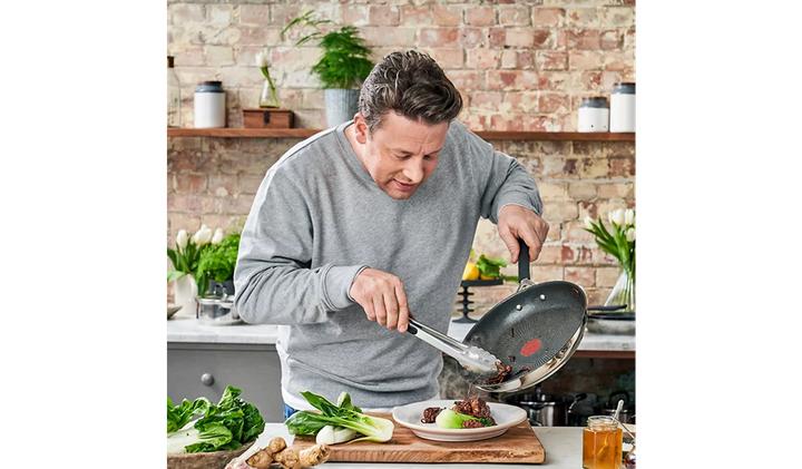 Produktbild Tefal Jamie Oliver E3030644 Pfanne Allzweckpfanne Rund (28 cm, Pfannenset + Topfset, Edelstahl)