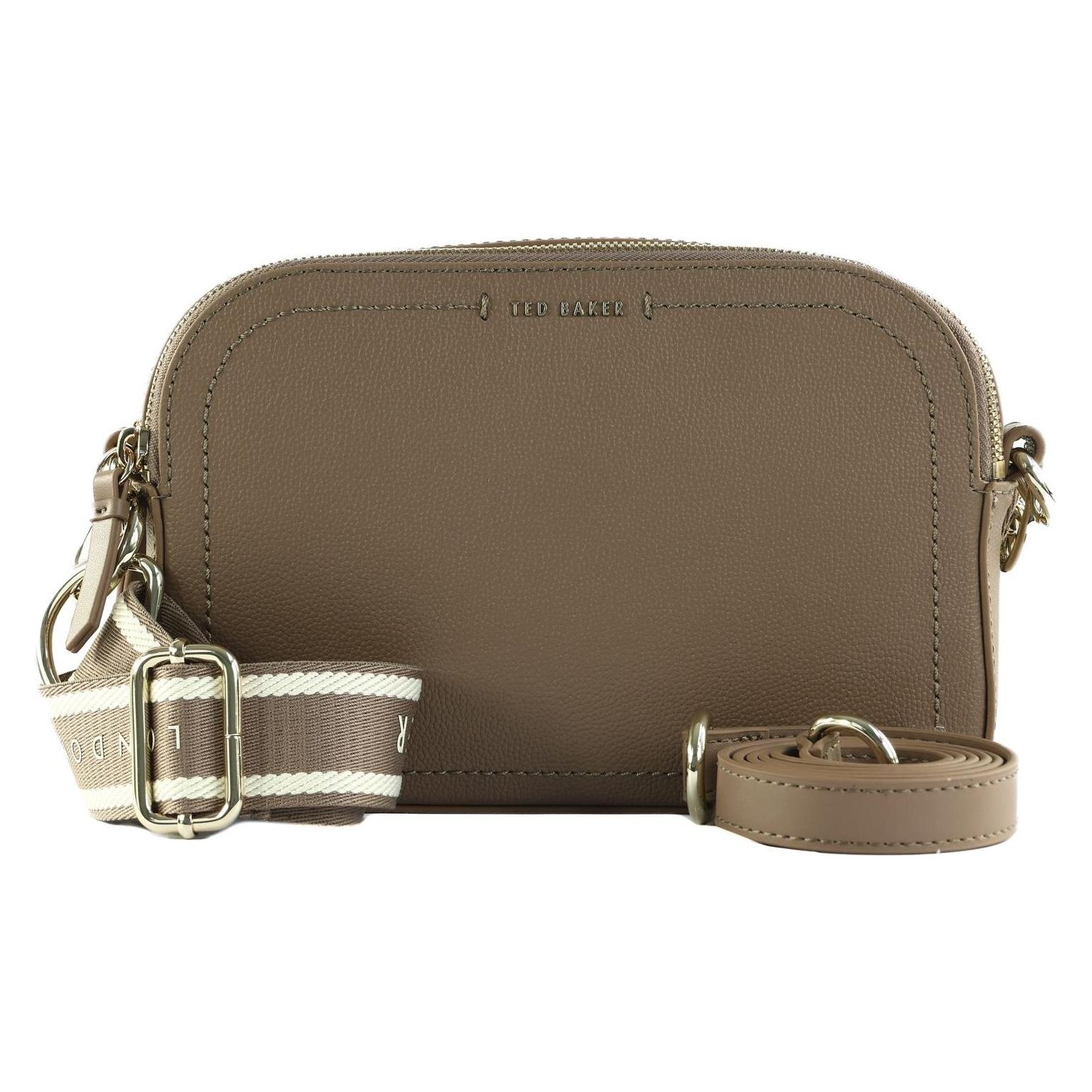 Ted Baker, Damen, Handtasche, Luceele Webbing Leather Crossbody Bag, Braun