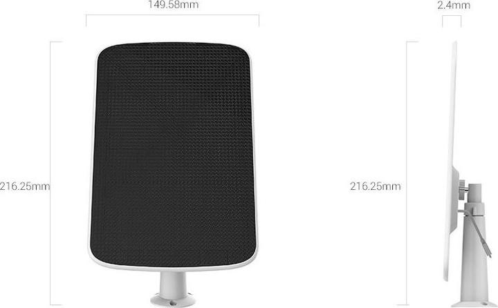 Produktbild EZVIZ Solar panel-F (0.33 kg)