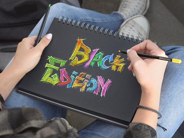 Actual product image Faber-Castell Black Edition (Multicoloured, Black, 12 x)