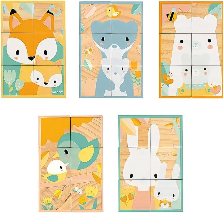 Immagine prodotto Janod 6-Block Puzzle Pure (6 pezzi)