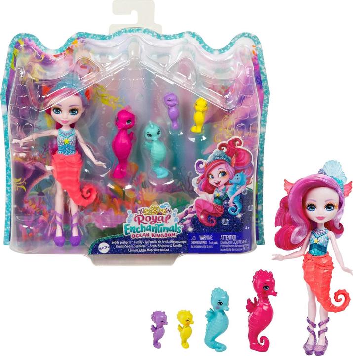Produktbild Enchantimals Royal Pop-Seepferdchen-Familie