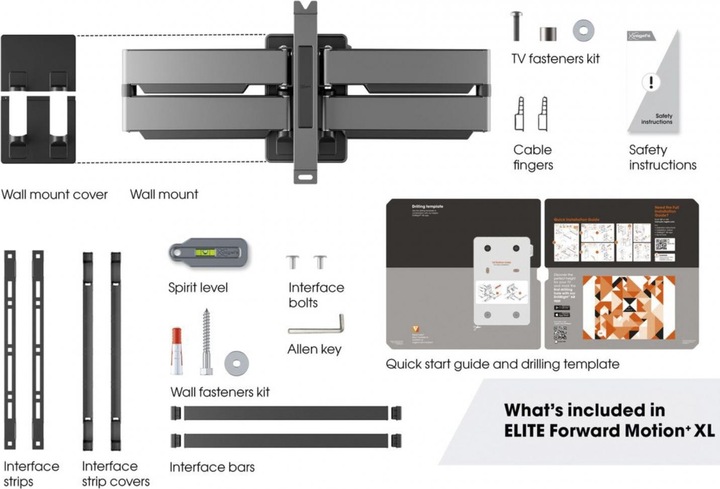 Produktbild Vogels TVM 5855 (Wand, 100", 75 kg)