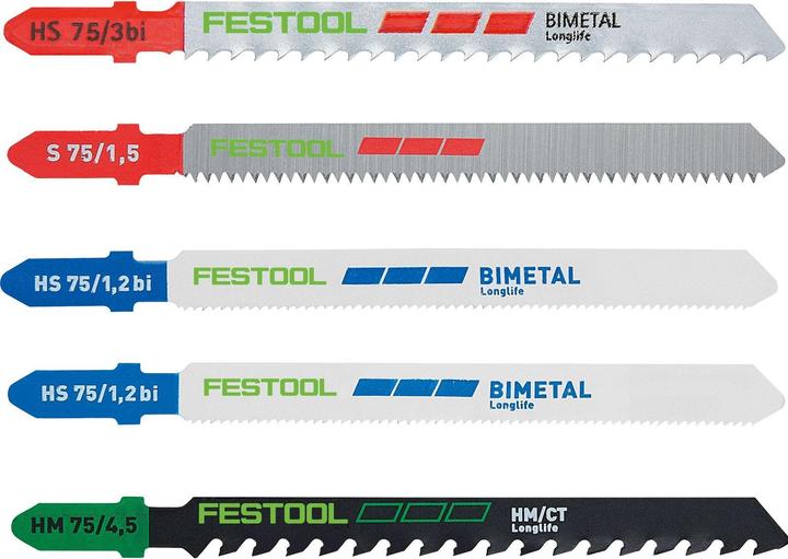 Produktbild Festool Stichsägeblatt-Set STS-Sort/21 P/M/B