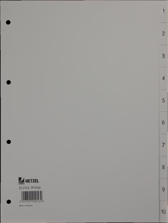 Image du produit Rexel Registre en plastique pour le format A4
