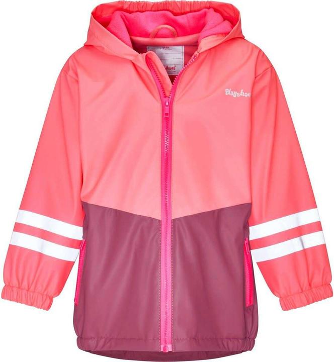 Produktbild Playshoes Regenjacke Fleece Beere Gr. 104 (104)