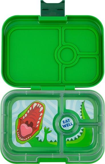 Produktbild Yumbox Panino (4 Unterteilungen) Jurasic Green Dino Znüni Lunchbox