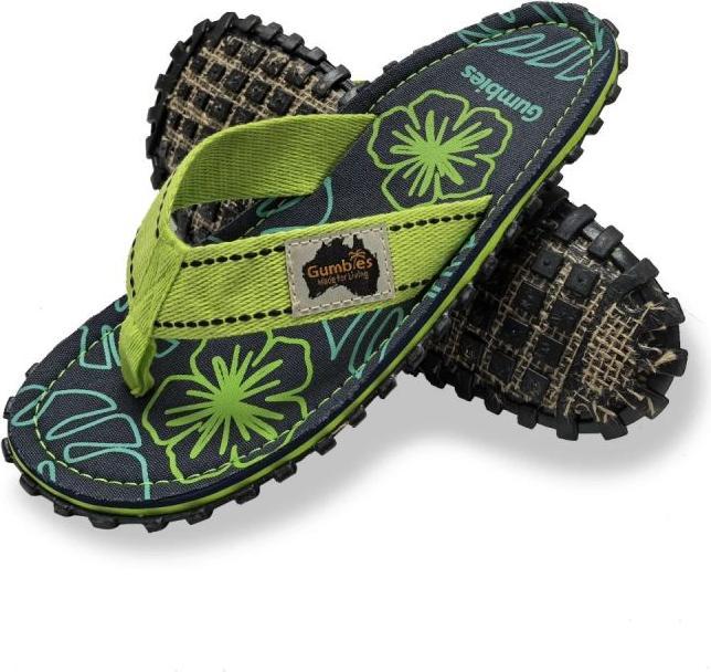 Produktbild Gumbies Islander Flip-Flops Lime Hibiscus (49)