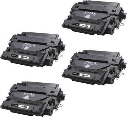 Actual product image Hermex Compatible HP LaserJet P3015dn toner 4 pieces black (FC)