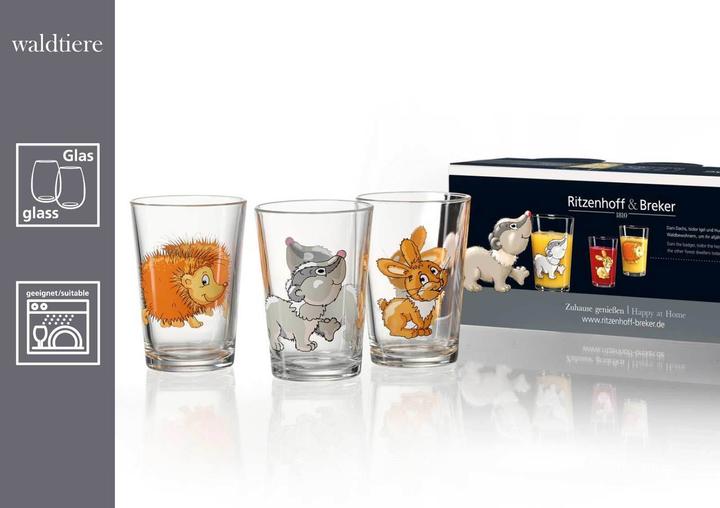Actual product image Ritzenhoff & Breker Farm and forest animals children's glasses