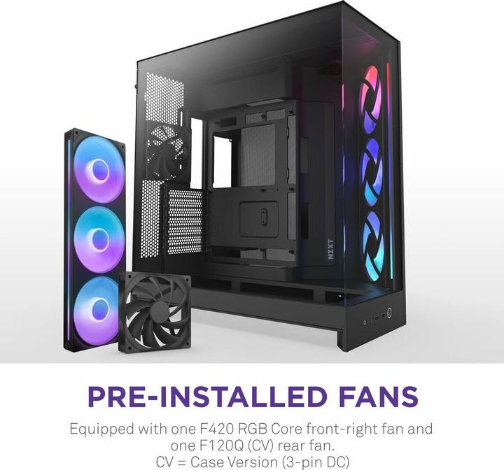 Produktbild NZXT H9 Flow RGB (2025) (ATX, Mini-ITX, mATX, E-ATX)
