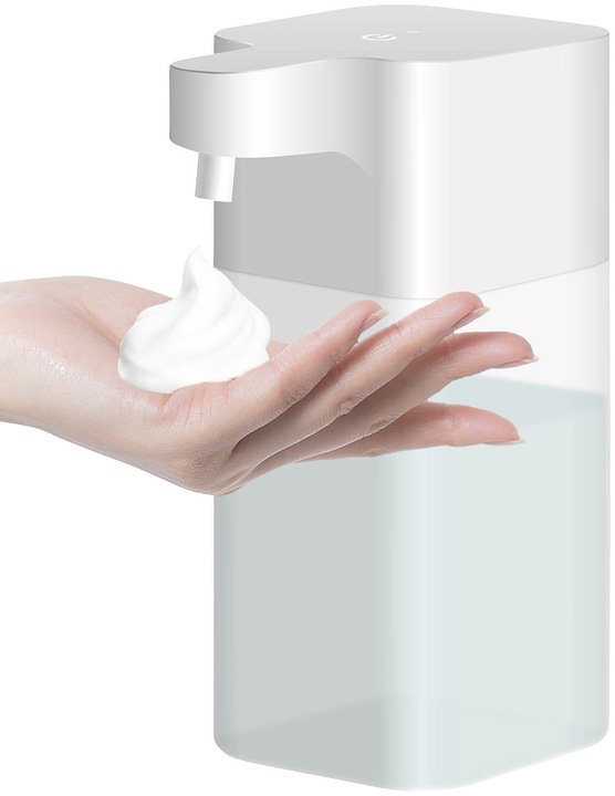 Actual product image Carlo Milano Set of 4 Automatic Battery Foam Soap Dispenser