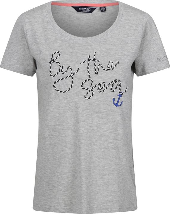 Actual product image Regatta Womens/Ladies Filandra VIII Text Marl T-Shirt (36)
