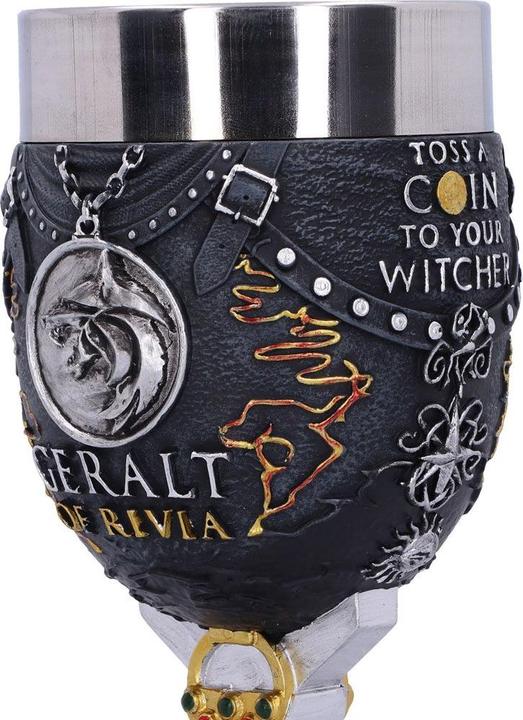 Actual product image Nemesis Now The Witcher drinking vessel : Geralt wine goblet (1 x)