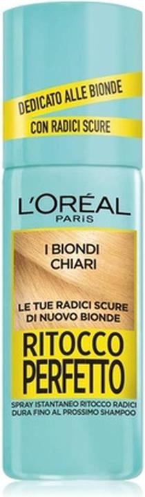 Immagine prodotto L'Oréal Paris L'Oreal Paris Retouch Perfect Spray Ritocco istantaneo delle radici Biondo chiaro 75ml (Biondo Chiaro)