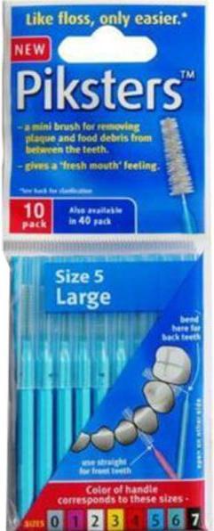 Image du produit Piksters Brosses interdentaires 5 10 pces (10 x, 3.90 mm)
