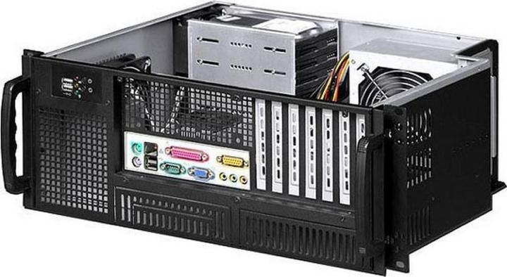 Produktbild Techly I-CASE MP-P4HX-BLK6 Computer-Gehäuse Rack (ATX)