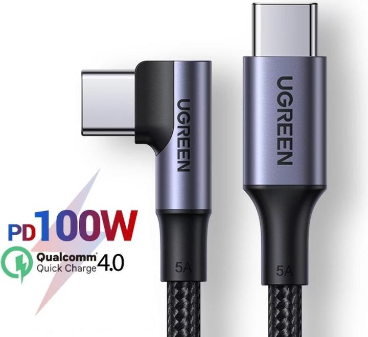 Actual product image Ugreen USB C – USB C (1 m, USB 2.0, 100 W)