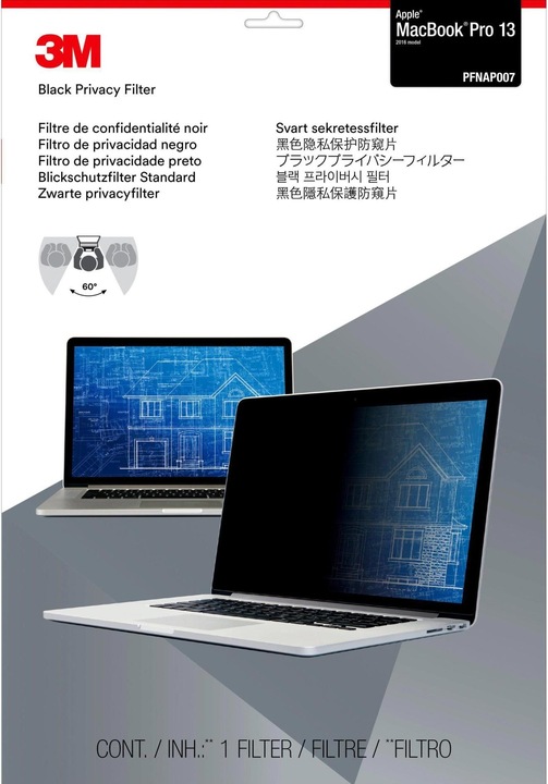Produktbild 3M Blickschutzfilter für Apple MacBook Pro 13" (13.30", 16 : 10)