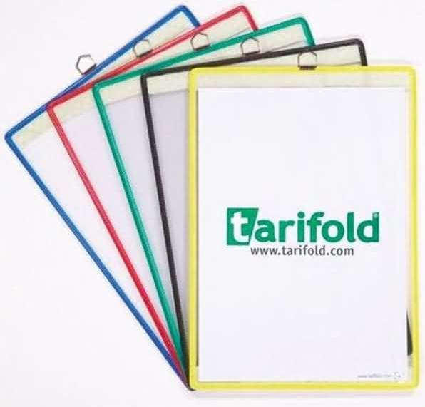 Productafbeelding Tarifold Achterkant kaart, DIN A4 staand, assorti