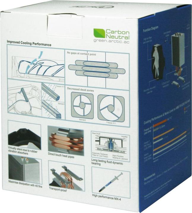 Immagine prodotto Arctic Raffreddatore d'aria per processori A11 (130 mm)