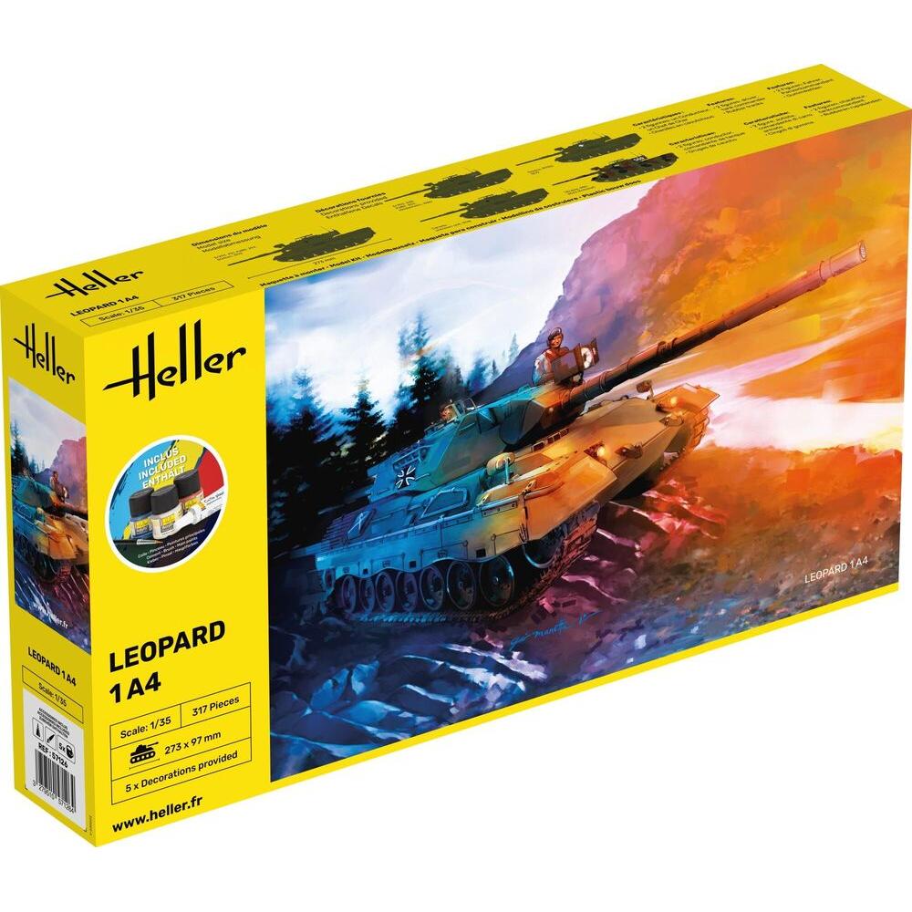 Heller STARTER KIT Leopard 1A4