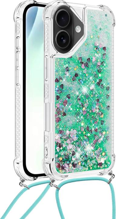 Immagine prodotto Cover-Discount iPhone 17 - Glitzer Hülle mit Kordel (Apple iPhone 17)