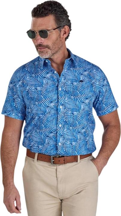 Immagine prodotto Raging Bull Bali Camicia Palmo Lino Maniche Corte Uomo (S)