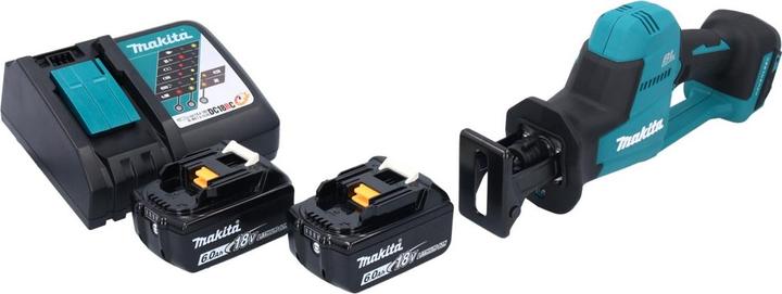 Immagine prodotto Makita DJR 189 RG Batteria Sega circolare 18 V Brushless + 2x Batteria 6,0 Ah + Caricabatterie
