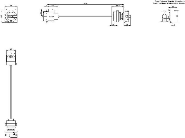 Actual product image Siemens Main switch 16A 3p IP65 Einb Wart/Rep 3LD2044-0TK51