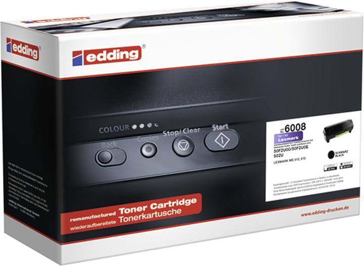 Image du produit Edding Toner 18-6008 comme Lexmark 50F2U00/50F2U0E noir - Compatible - Unité de toner (CF)