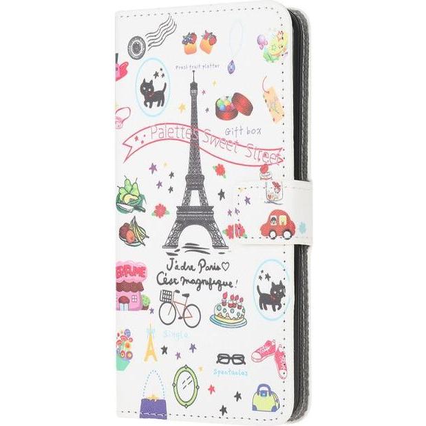 MU Style Leder Hülle mit Muster (Samsung Galaxy A21s), Smartphone Hülle, Mehrfarbig