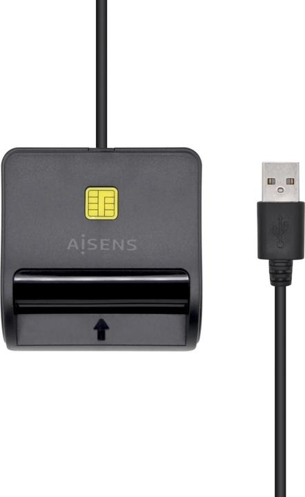 Aisens ASCR-SN02SD-BK Zutrittskontrollsystem USB-Zugangskontrollenleser Schwarz (USB 2.0)