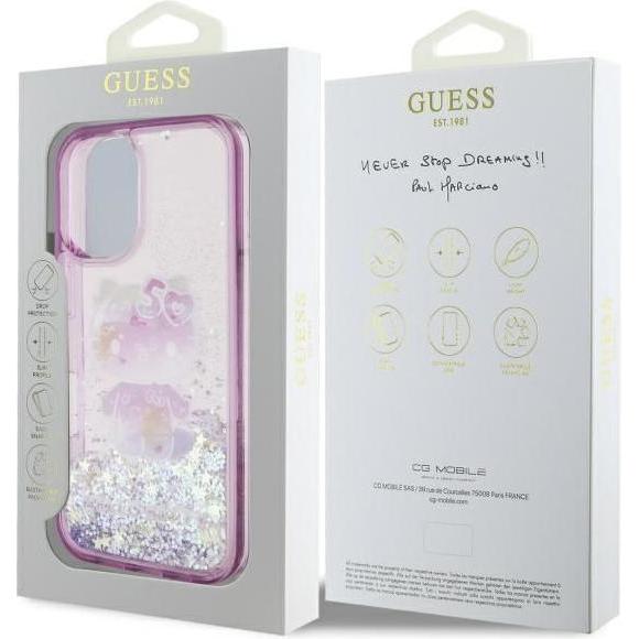 Thumbnail - Hello Kitty HKHCP16SL50PPU iPhone 16 6.1" fioletowy/purple hardcase Liquid Glitter 50TH Anniver (Apple iPhone 16), Smart...