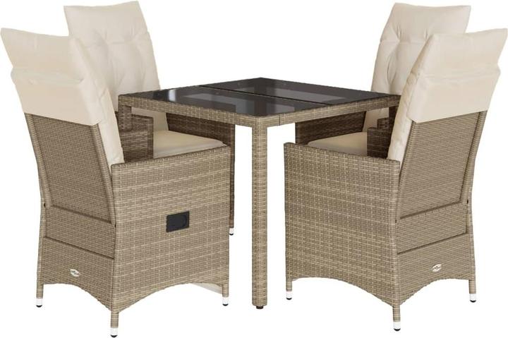 Produktbild vidaXL Garten Essgruppe (90 x 90 x 75 cm)