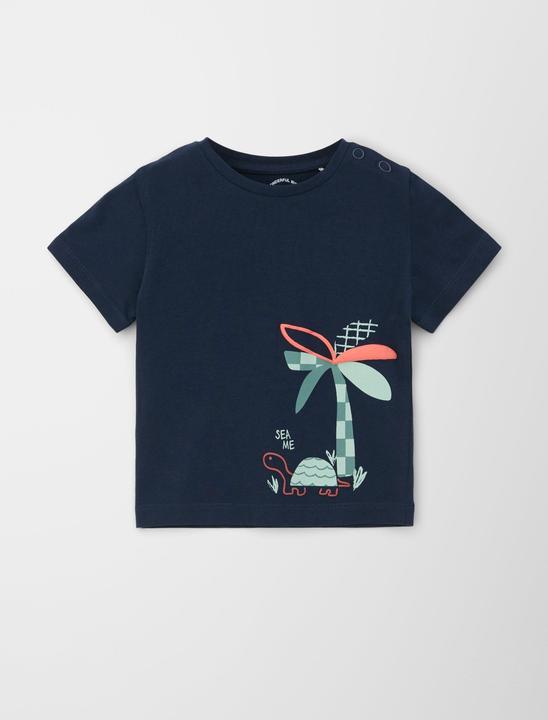 S.Oliver T-Shirt T-Shirt aus reiner Baumwolle (50)