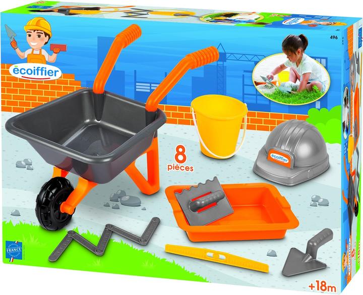 Ecoiffier Brouette avec kit de maçonnerie
