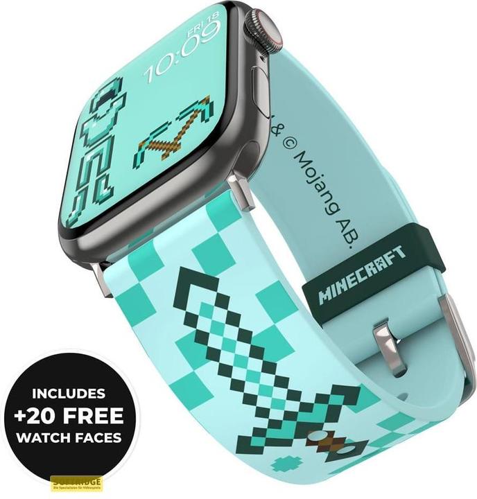 Actual product image Moby Fox Minecraft bracelet pour smartwatch Iconic (Silicone)