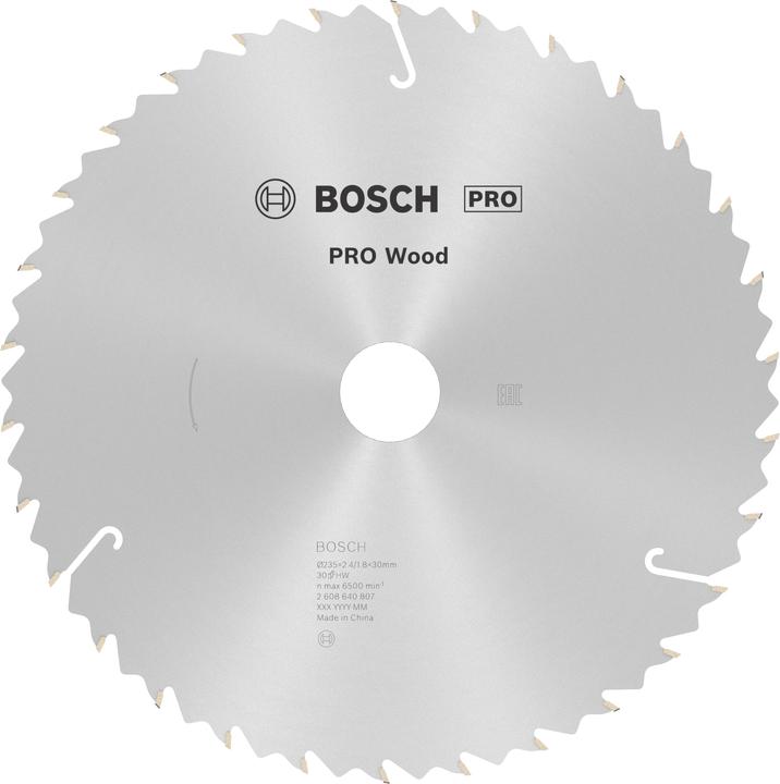 Immagine prodotto Bosch Professional Zubehör Lama per sega circolare PRO Wood, 235 x 2,4 x 30 mm
